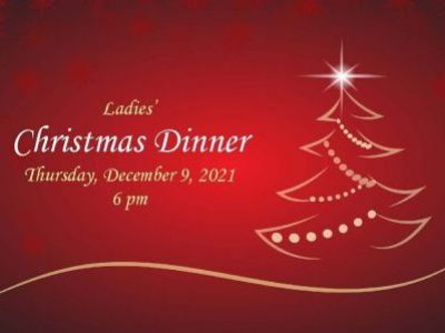 Ladies' Annual Christmas Dinner Flyer
